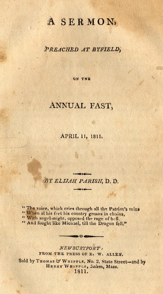 sermon-fasting-1811-massachusetts