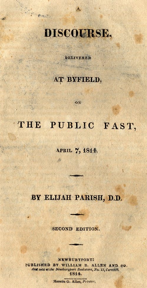sermon-fasting-1814-massachusetts
